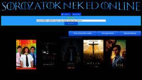 What Sorozatokneked.online website looked like in 2020 (4 years ago)