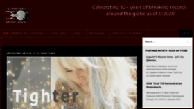 What Starfleetmusic.com website looked like in 2020 (4 years ago)