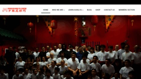 What Shaolincentre.com website looked like in 2020 (4 years ago)