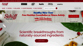 What Schiffvitamins.com website looked like in 2020 (4 years ago)