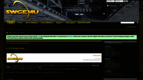 What Swgemu.com website looked like in 2020 (4 years ago)