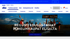 What Saunalahti.fi website looked like in 2020 (4 years ago)