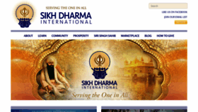 What Sikhdharma.org website looked like in 2020 (4 years ago)