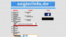 What Seglerinfo.de website looked like in 2020 (4 years ago)