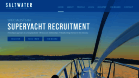 What Saltwaterrecruitment.com website looked like in 2020 (4 years ago)