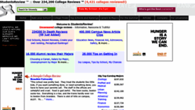 What Studentsreview.com website looked like in 2020 (4 years ago)