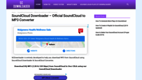 What Scdownloader.online website looked like in 2020 (4 years ago)