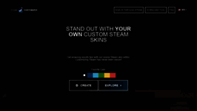 What Steamcustomizer.com website looked like in 2020 (4 years ago)