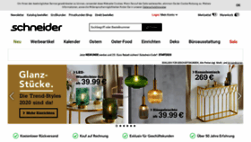 What Schneider.de website looked like in 2020 (4 years ago)
