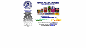 What Spanalaskasales.com website looked like in 2020 (4 years ago)