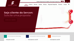 What Serconmed.com.br website looked like in 2020 (4 years ago)
