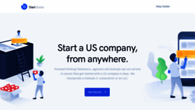 What Startglobal.co website looked like in 2020 (5 years ago)