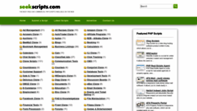 What Seekscripts.com website looked like in 2020 (4 years ago)