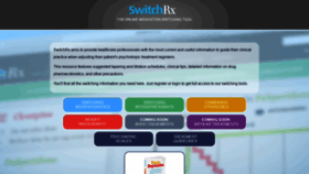 What Switchrx.com website looked like in 2020 (4 years ago)