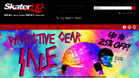 What Skaterhq.com.au website looked like in 2020 (4 years ago)