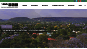 What Sanbi.org website looked like in 2020 (5 years ago)
