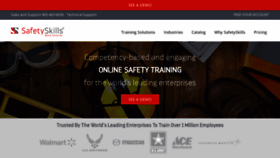 What Safetyskills.com website looked like in 2020 (4 years ago)