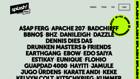 What Splash-festival.com website looked like in 2020 (4 years ago)