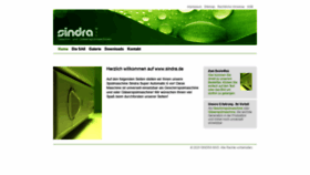 What Sindra.de website looked like in 2020 (5 years ago)