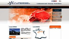 What Supergel.fr website looked like in 2020 (4 years ago)