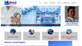 What Shreejihospitals.com website looked like in 2020 (4 years ago)