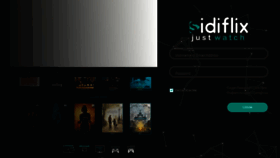 What Sidiflix.to website looked like in 2020 (4 years ago)