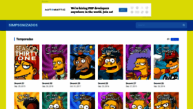 What Simpsonizados.club website looked like in 2020 (4 years ago)