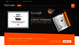 What Socialee.in website looked like in 2020 (4 years ago)