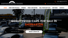 What Sheppartonmotortraders.com.au website looked like in 2020 (4 years ago)