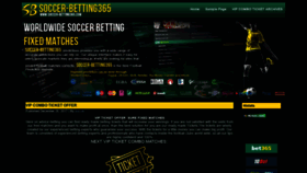 What Soccer-betting365.com website looked like in 2020 (4 years ago)