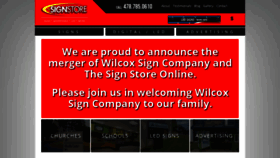 What Signstoremacon.com website looked like in 2020 (4 years ago)