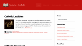 What Scripturecatholic.com website looked like in 2020 (4 years ago)