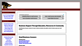 What Smallbusinessanswers.com website looked like in 2020 (4 years ago)