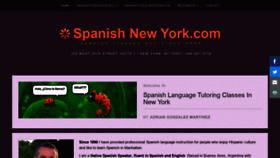 What Spanishnewyork.com website looked like in 2020 (4 years ago)