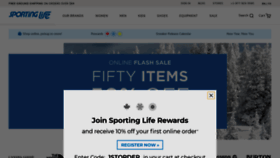 What Sportinglife.ca website looked like in 2020 (5 years ago)