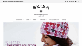 What Skida.com website looked like in 2020 (4 years ago)