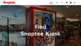 What Snaptee.co website looked like in 2020 (4 years ago)