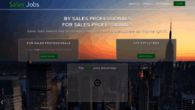 What Salesjobs.us website looked like in 2020 (4 years ago)