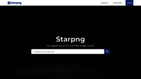 What Starpng.com website looked like in 2020 (4 years ago)