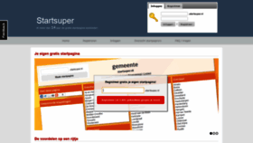 What Startsuper.nl website looked like in 2020 (4 years ago)