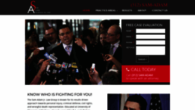 What Samadamjrlawgroup.com website looked like in 2020 (4 years ago)