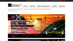What Su.edu.pk website looked like in 2020 (4 years ago)