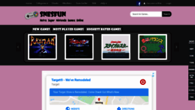 What Snesfun.com website looked like in 2020 (4 years ago)