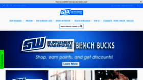 What Supplementwarehouse.com website looked like in 2020 (4 years ago)