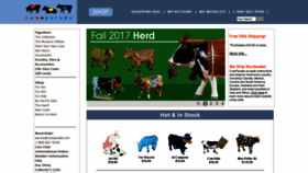 What Shopcowparade.com website looked like in 2020 (4 years ago)
