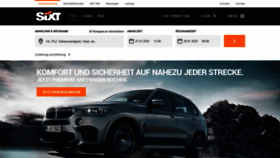 What Sixt.de website looked like in 2020 (4 years ago)