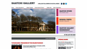 What Saatchigallery.com website looked like in 2020 (4 years ago)