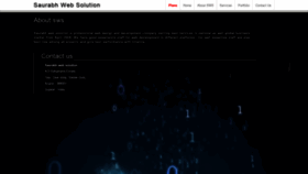 What Saurabhwebsolution.com website looked like in 2020 (4 years ago)