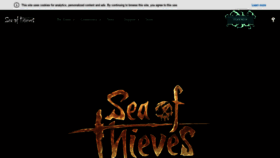 What Seaofthieves.com website looked like in 2020 (4 years ago)