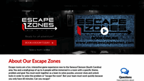 What Senecaescapezones.com website looked like in 2020 (4 years ago)